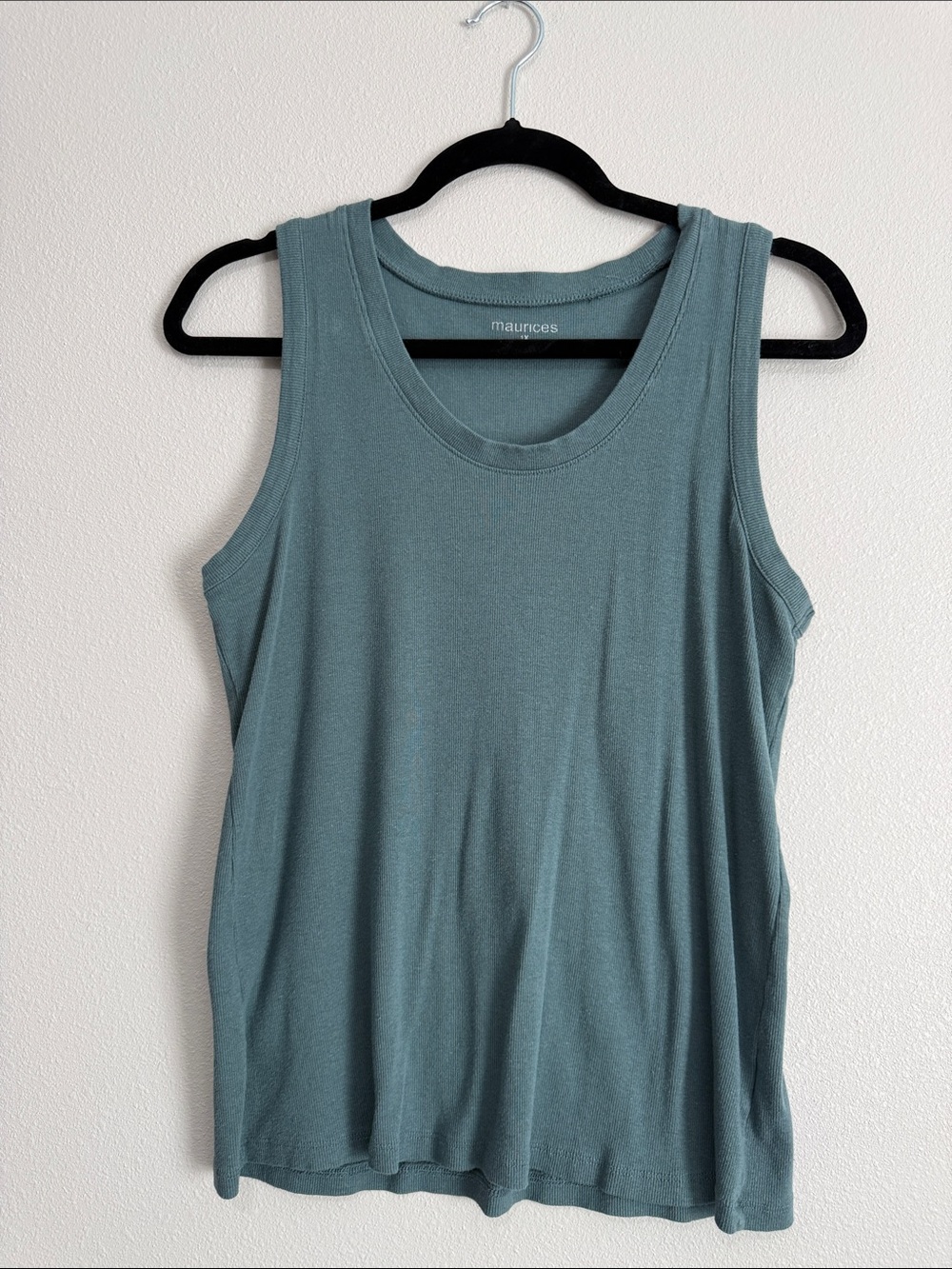 Maurices Teal Scoop Neck Tank Top